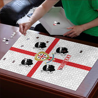 Personalized Italy Sardinia Puzzle Inspiration Flags Style - Wonder Print Shop