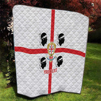 Personalized Italy Sardinia Quilt Inspiration Flags Style