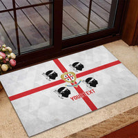 Personalized Italy Sardinia Rubber Doormat Inspiration Flags Style