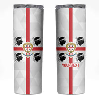 Personalized Italy Sardinia Skinny Tumbler Inspiration Flags Style