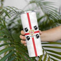 Personalized Italy Sardinia Skinny Tumbler Inspiration Flags Style