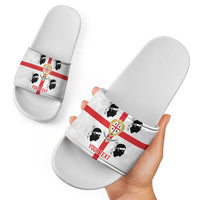 Personalized Italy Sardinia Slide Sandals Inspiration Flags Style - Wonder Print Shop