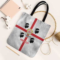 Personalized Italy Sardinia Tote Bag Inspiration Flags Style - Wonder Print Shop