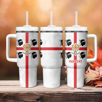 Personalized Italy Sardinia Tumbler With Handle Inspiration Flags Style