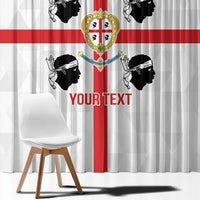 Personalized Italy Sardinia Window Curtain Inspiration Flags Style
