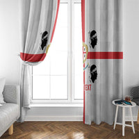 Personalized Italy Sardinia Window Curtain Inspiration Flags Style