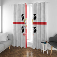 Personalized Italy Sardinia Window Curtain Inspiration Flags Style