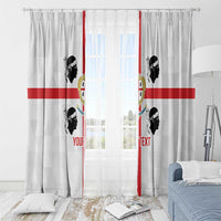 Personalized Italy Sardinia Window Curtain Inspiration Flags Style