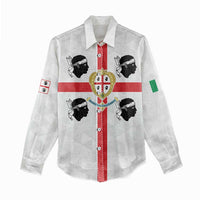 Personalized Italy Sardinia Women Casual Shirt Inspiration Flags Style