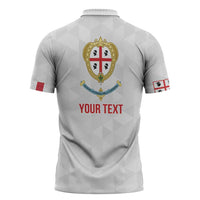 Personalized Italy Sardinia Zipper Polo Shirt Inspiration Flags Style - Wonder Print Shop
