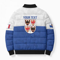 Personalized Italy Trentino-Alto Adige Bomber Puffer Jacket Inspiration Flags Style - Wonder Print Shop