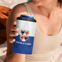 Personalized Italy Trentino-Alto Adige 4 in 1 Can Cooler Tumbler Inspiration Flags Style