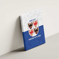 Personalized Italy Trentino-Alto Adige Canvas Wall Art Inspiration Flags Style