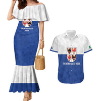 Personalized Italy Trentino-Alto Adige Couples Matching Mermaid Dress and Hawaiian Shirt Inspiration Flags Style