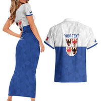 Personalized Italy Trentino-Alto Adige Couples Matching Short Sleeve Bodycon Dress and Hawaiian Shirt Inspiration Flags Style