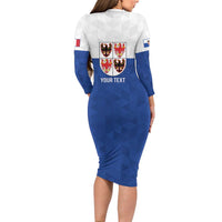 Personalized Italy Trentino-Alto Adige Family Matching Long Sleeve Bodycon Dress and Hawaiian Shirt Inspiration Flags Style