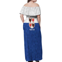 Personalized Italy Trentino-Alto Adige Family Matching Off Shoulder Maxi Dress and Hawaiian Shirt Inspiration Flags Style