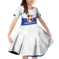 Personalized Italy Trentino-Alto Adige Family Matching Off Shoulder Short Dress and Hawaiian Shirt Inspiration Flags Style