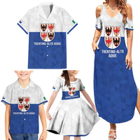 Personalized Italy Trentino-Alto Adige Family Matching Summer Maxi Dress and Hawaiian Shirt Inspiration Flags Style