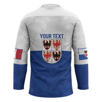 Personalized Italy Trentino-Alto Adige Hockey Jersey Inspiration Flags Style - Wonder Print Shop