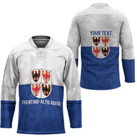 Personalized Italy Trentino-Alto Adige Hockey Jersey Inspiration Flags Style - Wonder Print Shop