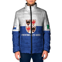 Personalized Italy Trentino-Alto Adige Padded Jacket Inspiration Flags Style - Wonder Print Shop