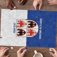 Personalized Italy Trentino-Alto Adige Puzzle Inspiration Flags Style - Wonder Print Shop