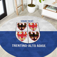 Personalized Italy Trentino-Alto Adige Round Carpet Inspiration Flags Style