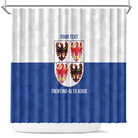 Personalized Italy Trentino-Alto Adige Shower Curtain Inspiration Flags Style