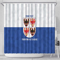 Personalized Italy Trentino-Alto Adige Shower Curtain Inspiration Flags Style