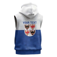 Personalized Italy Trentino-Alto Adige Sleeveless Zip Hoodie Inspiration Flags Style - Wonder Print Shop
