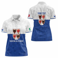 Personalized Italy Trentino-Alto Adige Women Polo Shirt Inspiration Flags Style