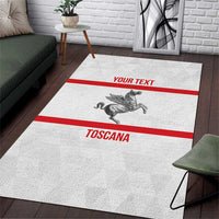 Personalized Italy Tuscany Pegasus Rampant Area Rug Inspiration Flags Style