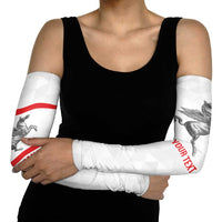 Personalized Italy Tuscany Pegasus Rampant Arm Sleeves Inspiration Flags Style - Wonder Print Shop