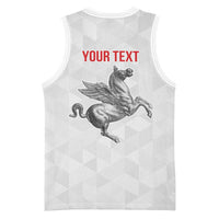Personalized Italy Tuscany Pegasus Rampant Basketball Jersey Inspiration Flags Style - Wonder Print Shop