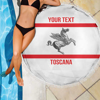 Personalized Italy Tuscany Pegasus Rampant Beach Blanket Inspiration Flags Style
