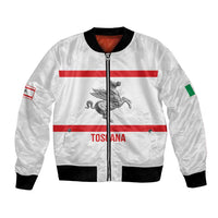 Personalized Italy Tuscany Pegasus Rampant Bomber Jacket Inspiration Flags Style