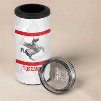 Personalized Italy Tuscany Pegasus Rampant 4 in 1 Can Cooler Tumbler Inspiration Flags Style