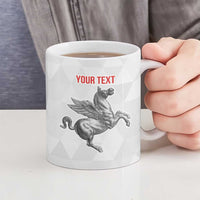 Personalized Italy Tuscany Pegasus Rampant Ceramic Mug Inspiration Flags Style - Wonder Print Shop