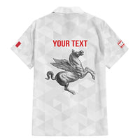 Personalized Italy Tuscany Pegasus Rampant Family Matching Mermaid Dress and Hawaiian Shirt Inspiration Flags Style