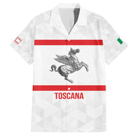 Personalized Italy Tuscany Pegasus Rampant Family Matching Off The Shoulder Long Sleeve Dress and Hawaiian Shirt Inspiration Flags Style