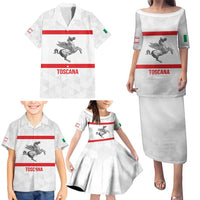 Personalized Italy Tuscany Pegasus Rampant Family Matching Puletasi and Hawaiian Shirt Inspiration Flags Style