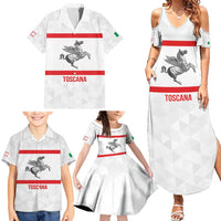 Personalized Italy Tuscany Pegasus Rampant Family Matching Summer Maxi Dress and Hawaiian Shirt Inspiration Flags Style