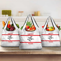 Personalized Italy Tuscany Pegasus Rampant Grocery Bag Inspiration Flags Style