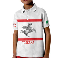 Personalized Italy Tuscany Pegasus Rampant Kid Polo Shirt Inspiration Flags Style