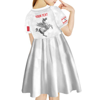 Personalized Italy Tuscany Pegasus Rampant Kid Short Sleeve Dress Inspiration Flags Style