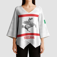 Personalized Italy Tuscany Pegasus Rampant Kimono Sleeve Blouse Inspiration Flags Style - Wonder Print Shop
