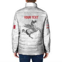 Personalized Italy Tuscany Pegasus Rampant Padded Jacket Inspiration Flags Style - Wonder Print Shop
