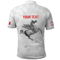 Personalized Italy Tuscany Pegasus Rampant Polo Shirt Inspiration Flags Style