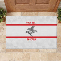 Personalized Italy Tuscany Pegasus Rampant Rubber Doormat Inspiration Flags Style